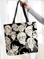 Cartoon Character Print Bag