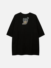 Cartoon Foam Loose T-Shirt