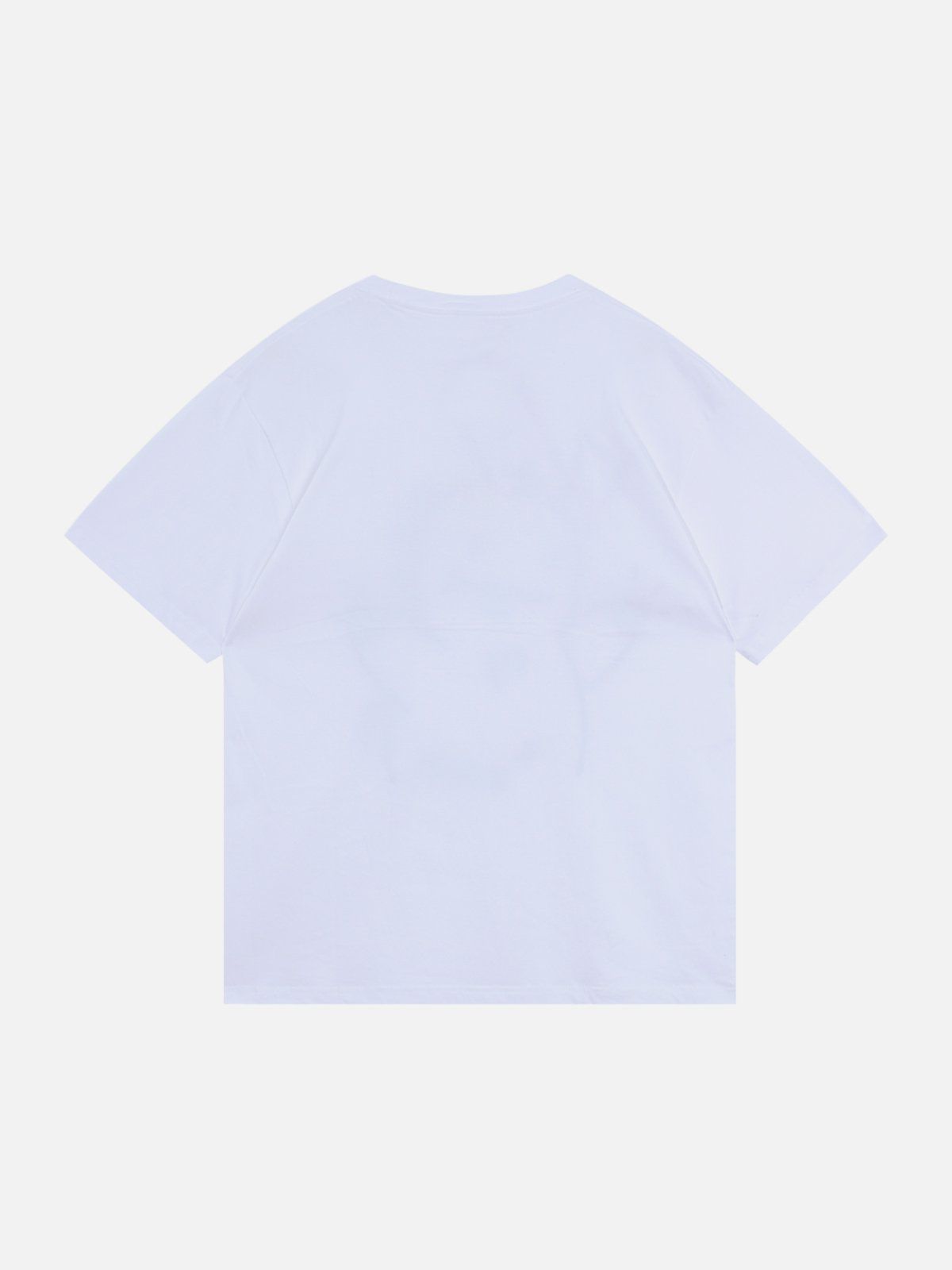 Cartoon Line Dinosaur Print Tee