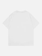 Cartoon Rabbit Embroidery Tee