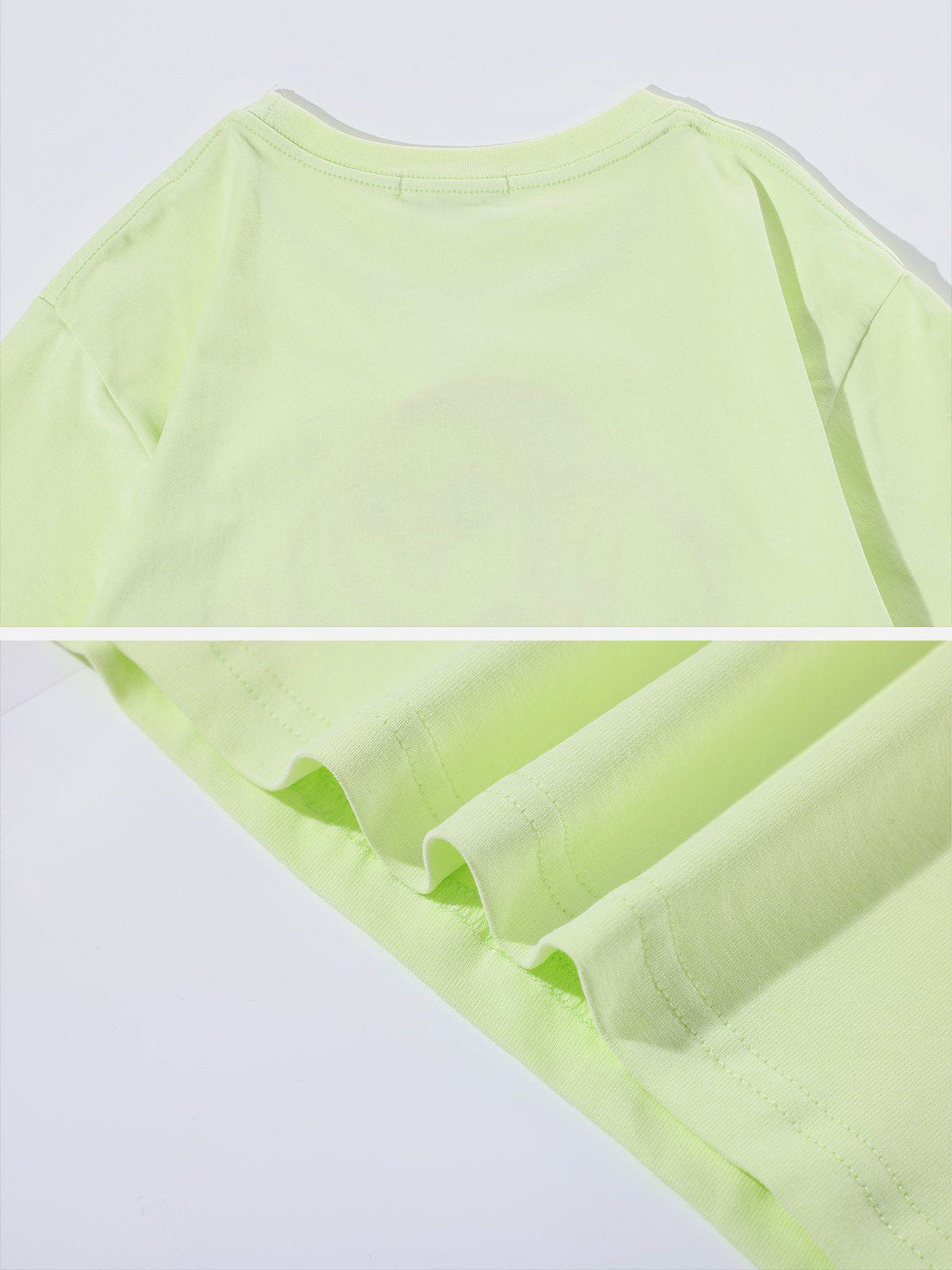 Cartoon Rabbit Embroidery Tee