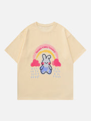 Cartoon Rabbit Graphic Tee