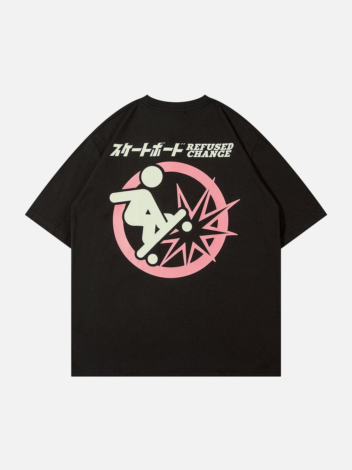 Cartoon Skateboarding Tee