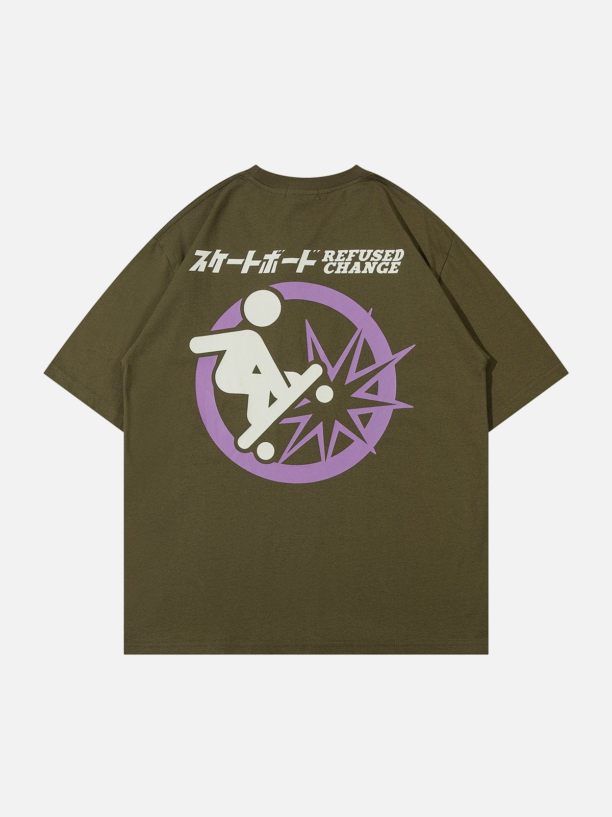 Cartoon Skateboarding Tee