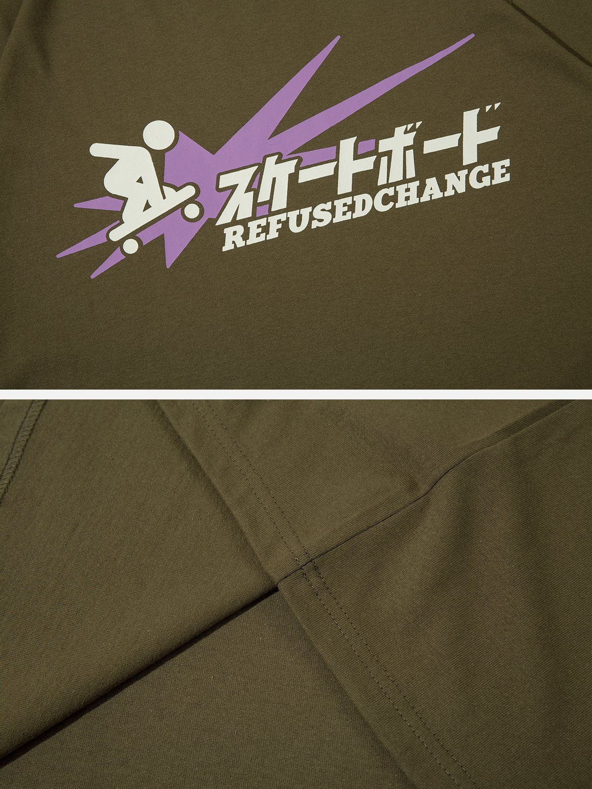 Cartoon Skateboarding Tee