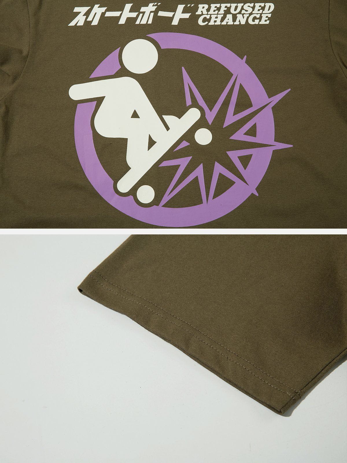 Cartoon Skateboarding Tee
