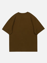 Cartoon Sunflower Graphic Tee