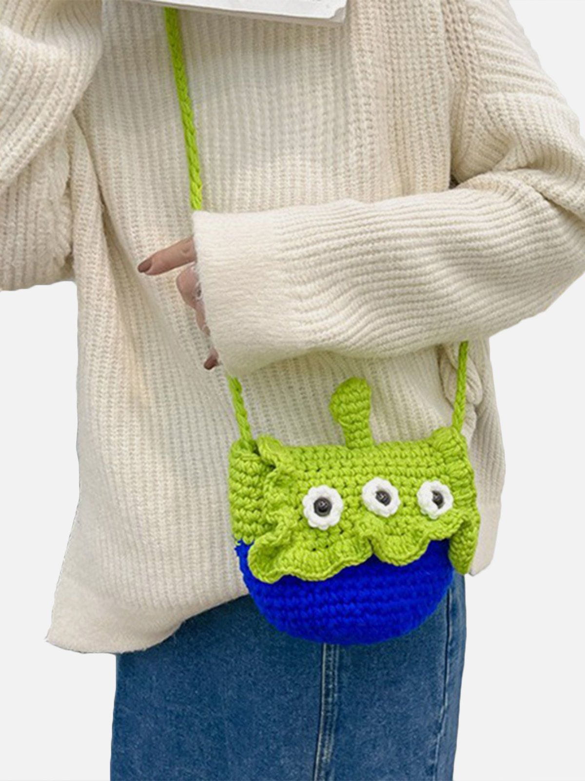 Cartoon Three Eyes Bag