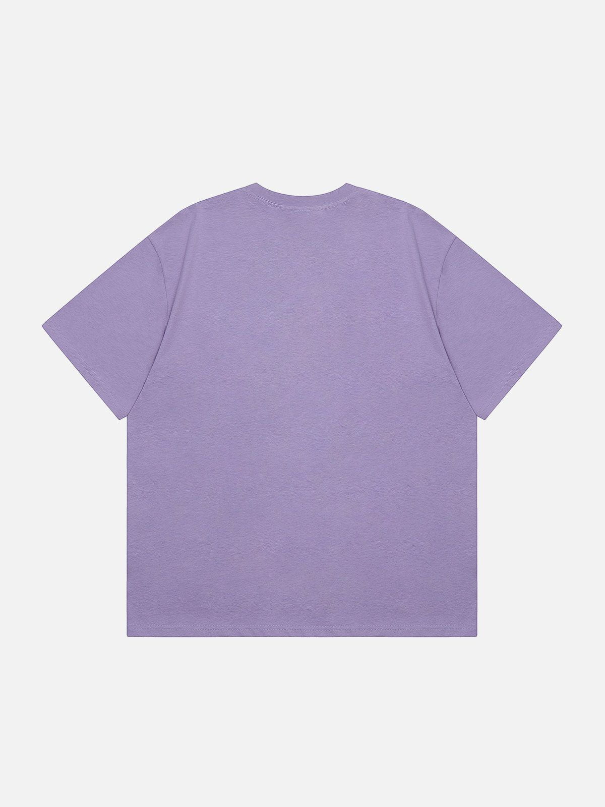 T-shirt imprimé « Chat attrape une souris »