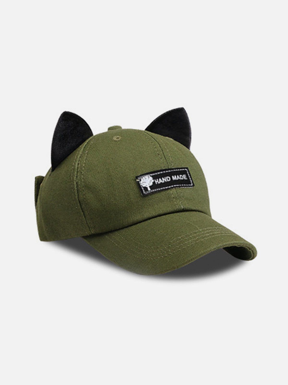 Cat Ears Aviator Glasses Baseball Hat