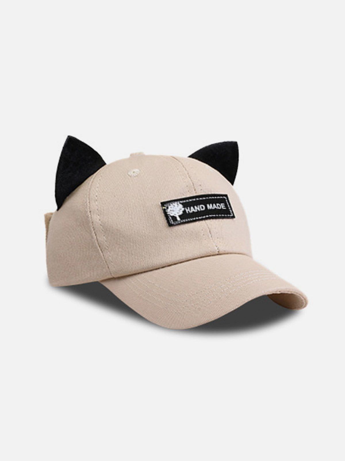 Cat Ears Aviator Glasses Baseball Hat