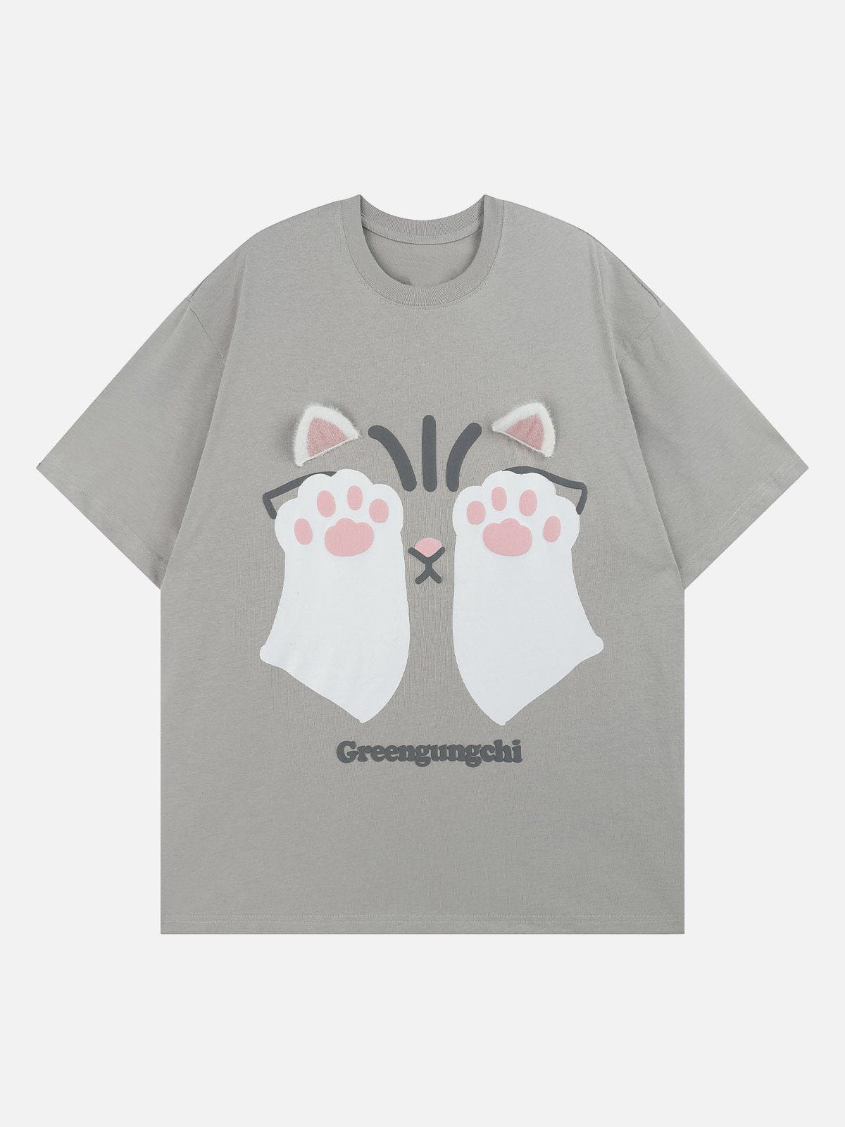 Cat Print Tee