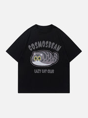 T-shirt imprimé chat