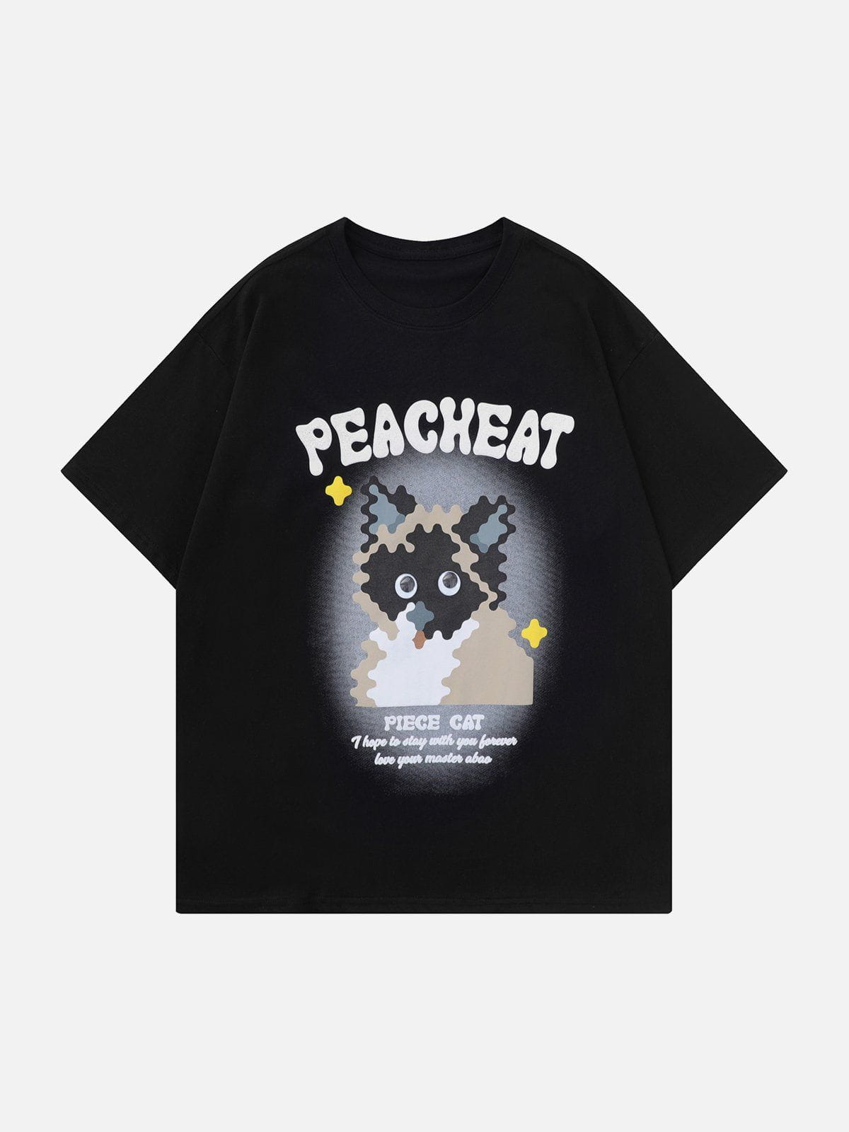 T-shirt imprimé chat