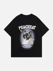 T-shirt imprimé chat