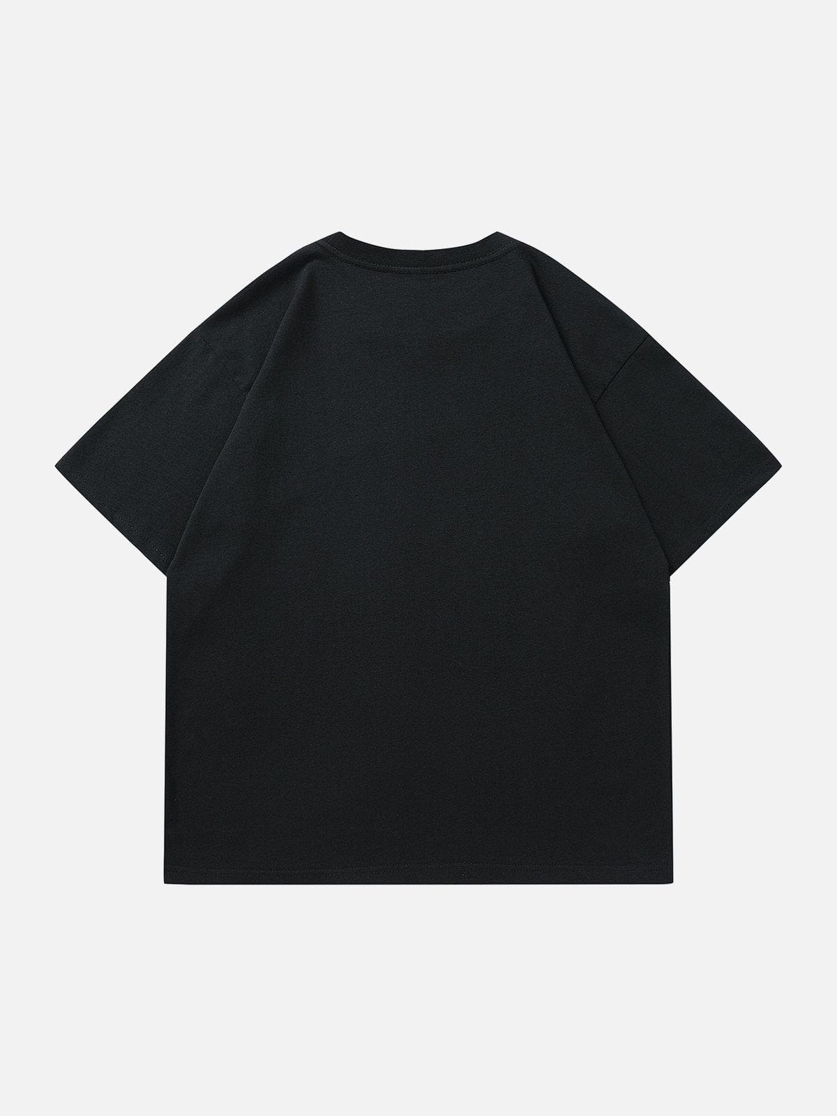 T-shirt imprimé chat
