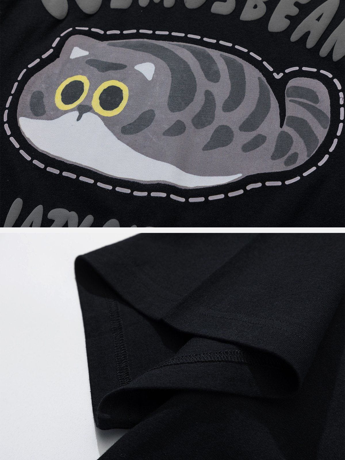 T-shirt imprimé chat