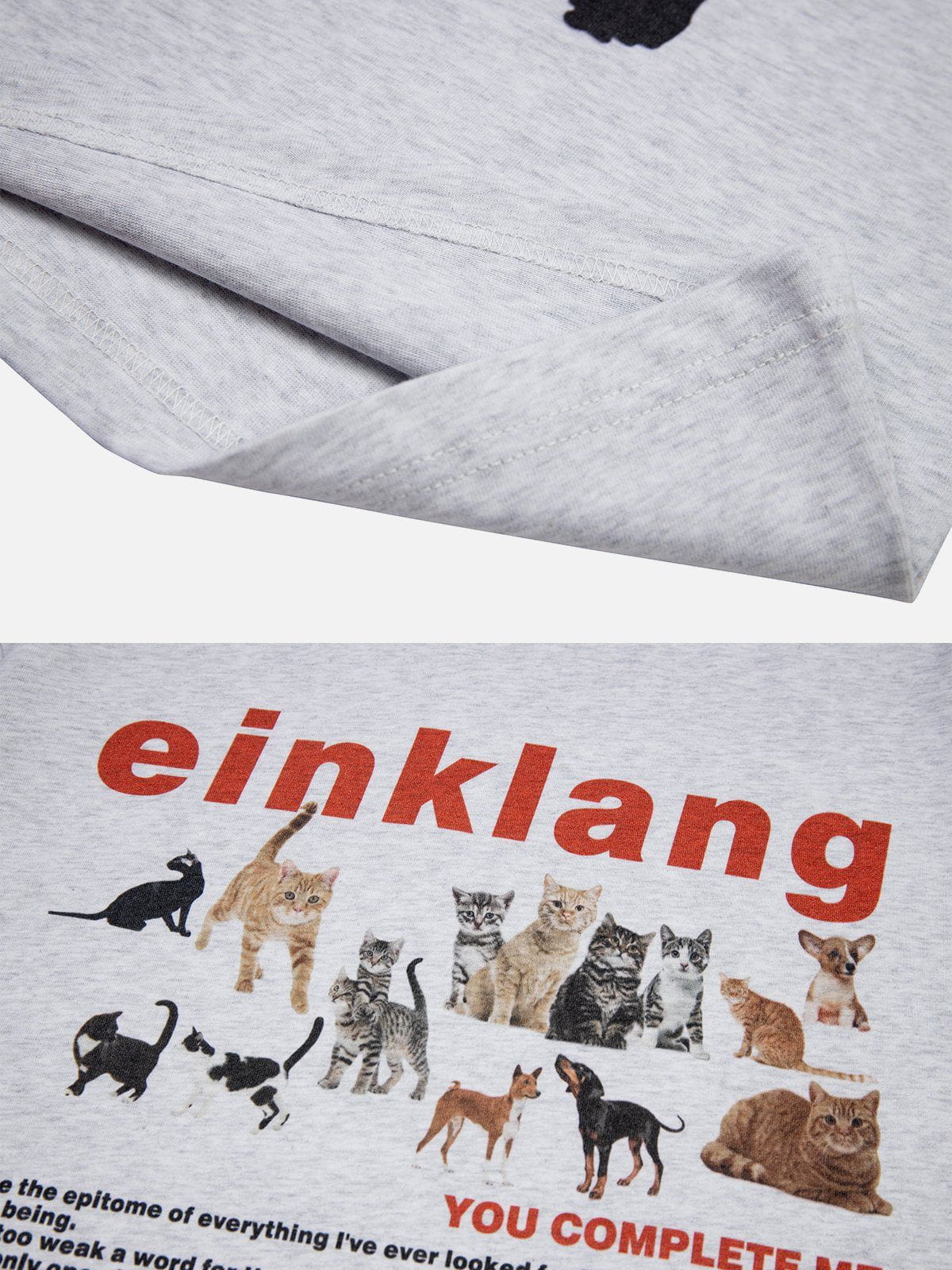 T-shirt imprimé chat