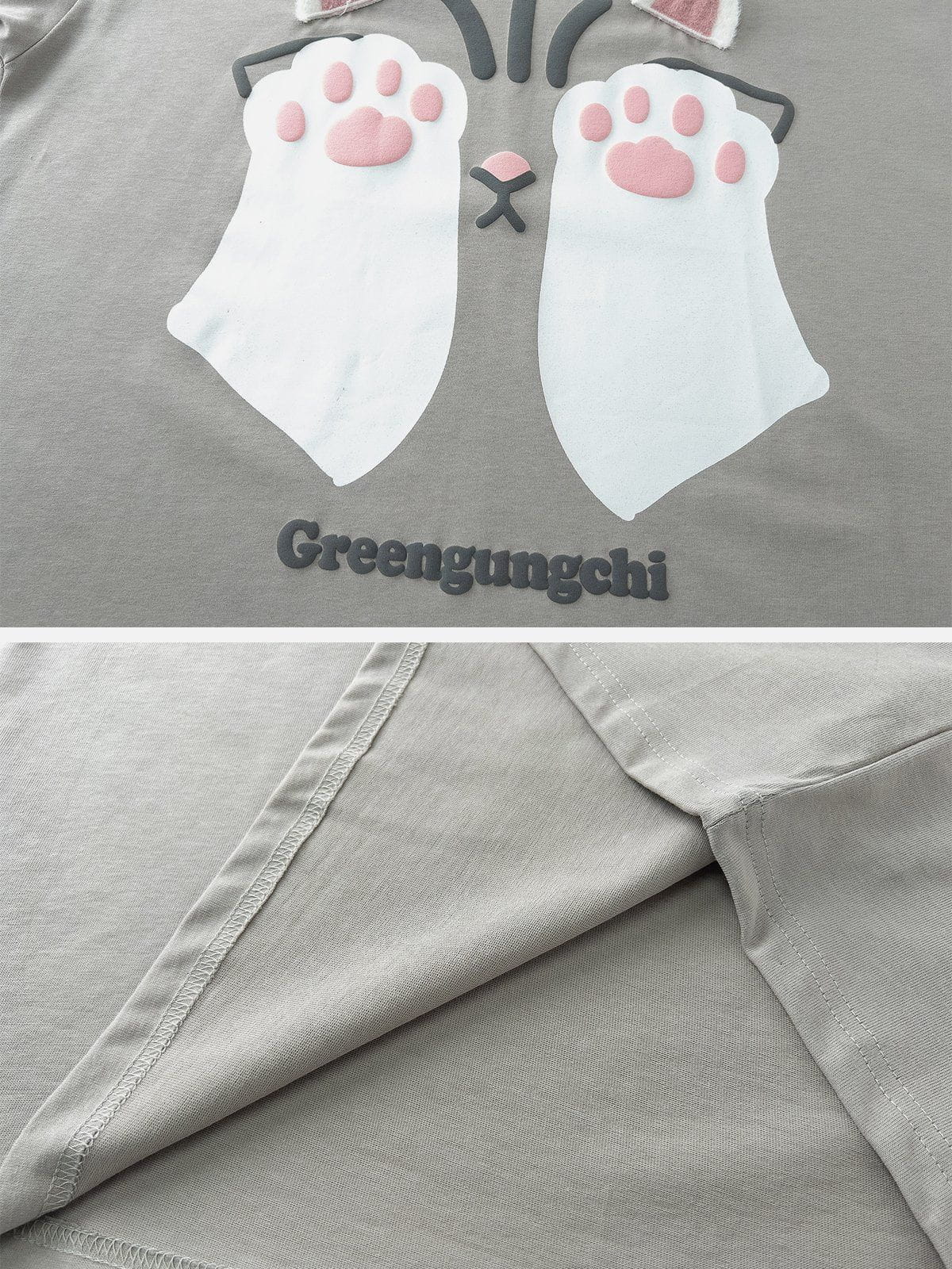 Cat Print Tee