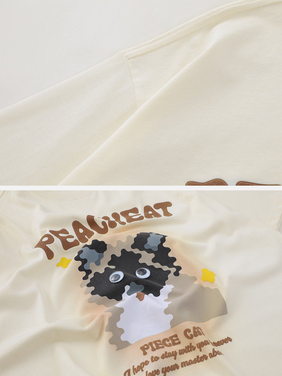 T-shirt imprimé chat