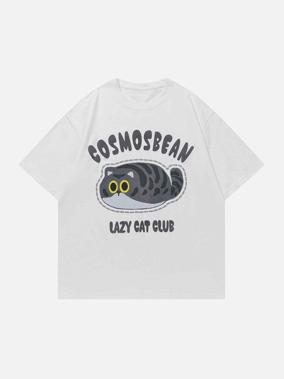 T-shirt imprimé chat
