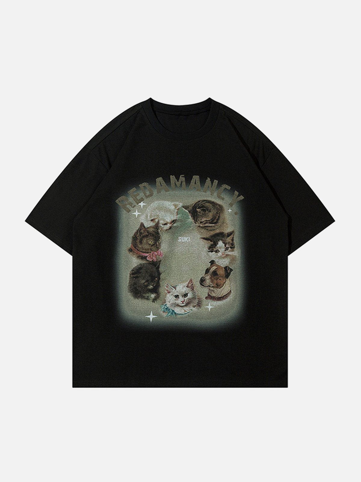 T-shirt imprimé chats