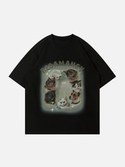 T-shirt imprimé chats