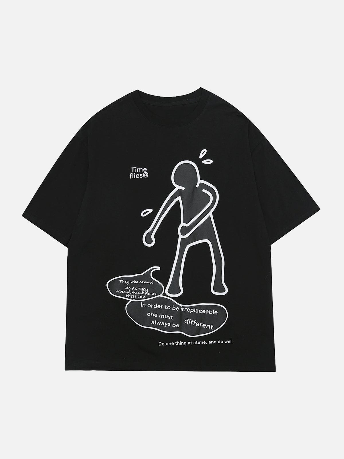 T-shirt imprimé graffiti original