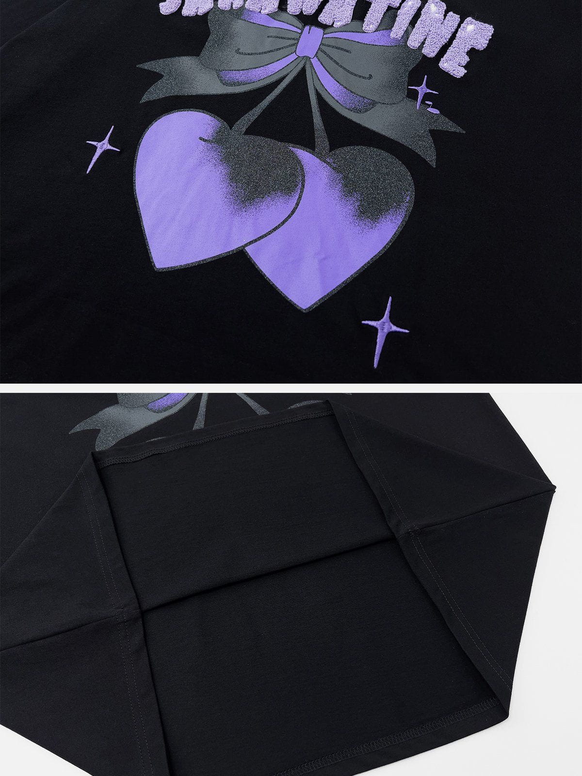 Cherry Bow Tie Graphic Tee