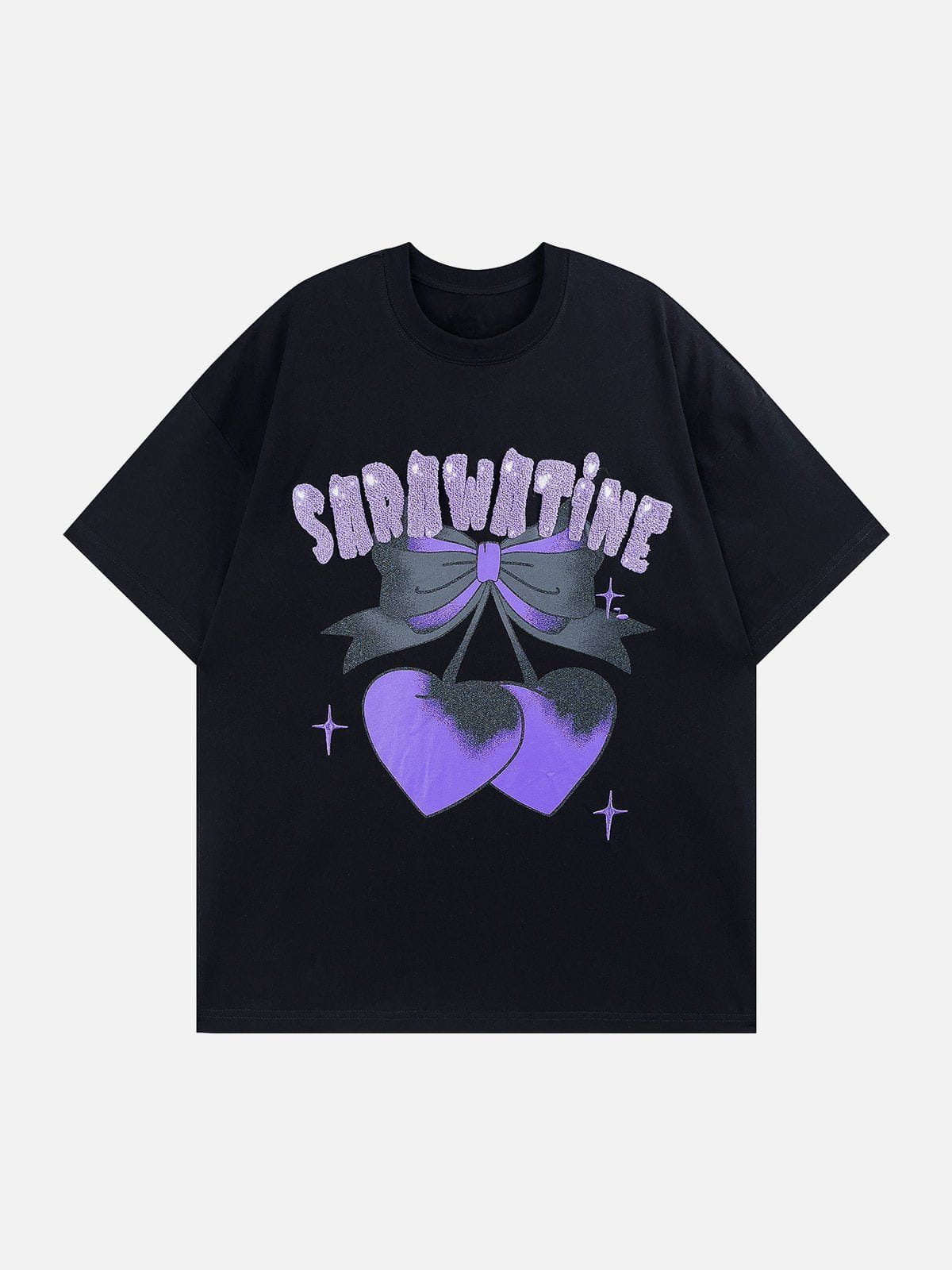 Cherry Bow Tie Graphic Tee
