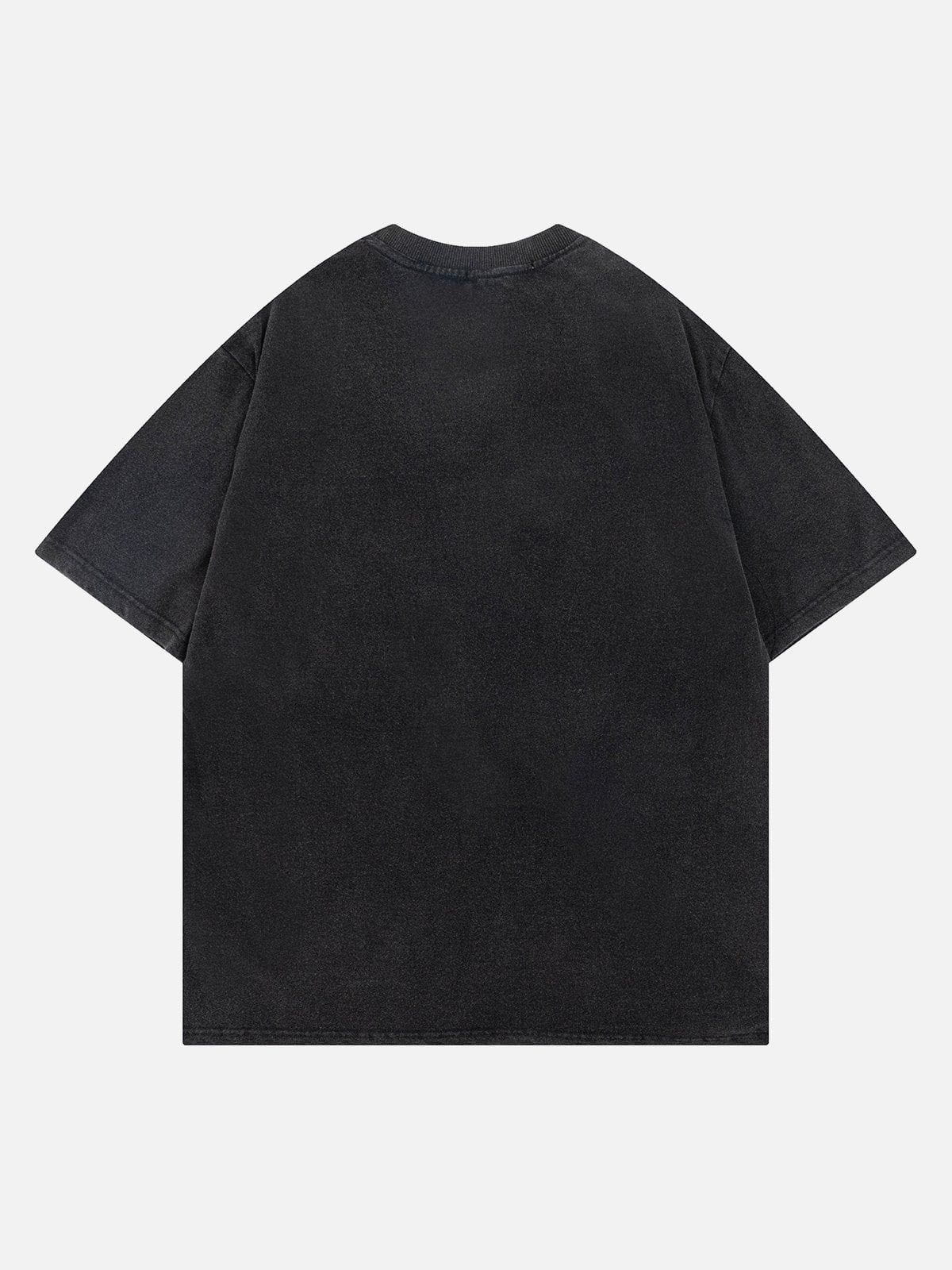 Chess Print Washed Tee