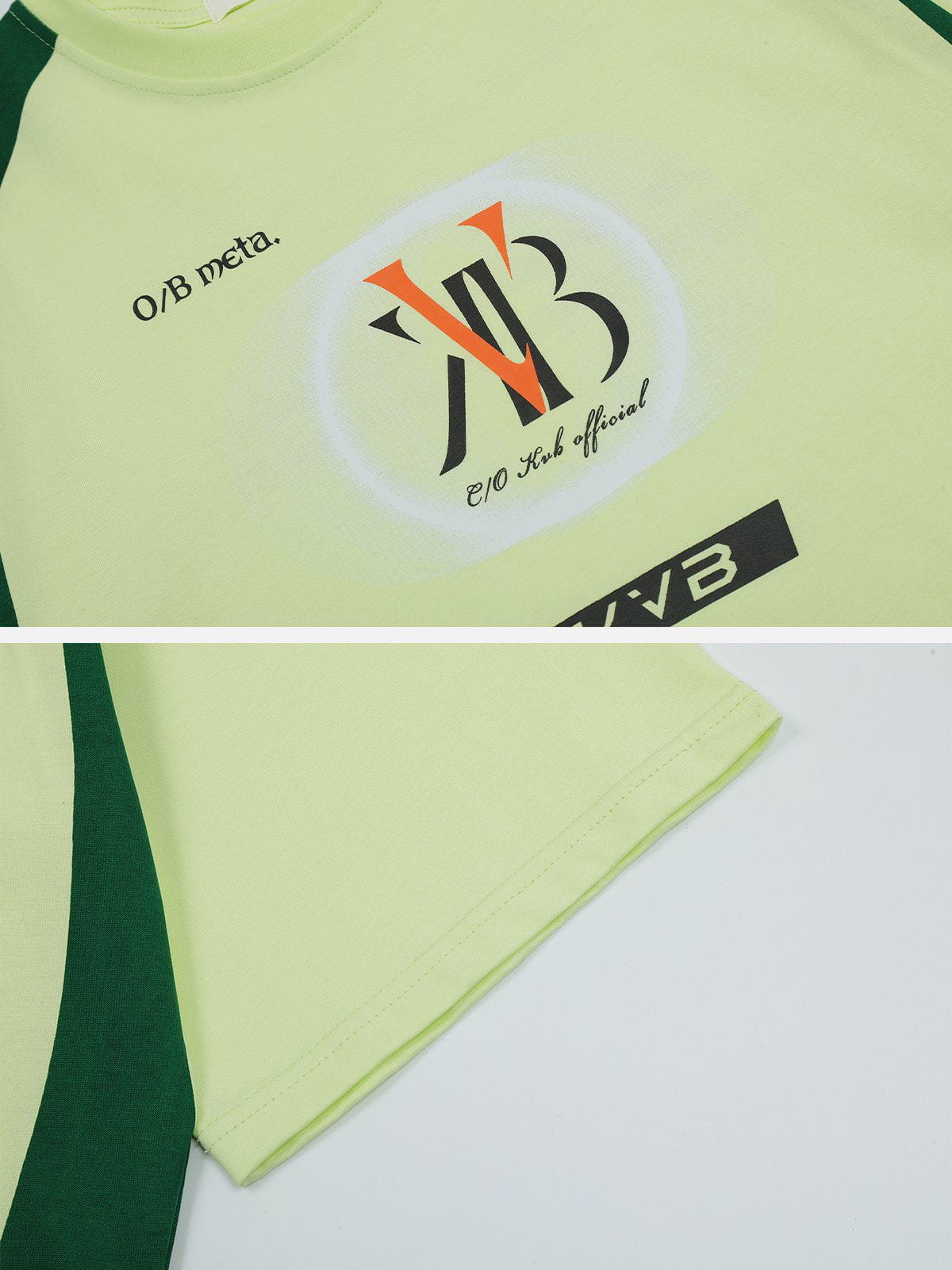 Clashing Color Patchwork Tee