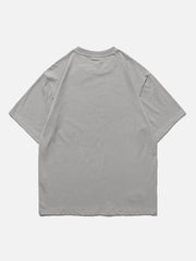 T-Shirt mit Clown-Zauberwürfel-Print 