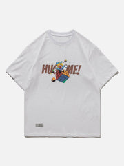 T-Shirt mit Clown-Zauberwürfel-Print 