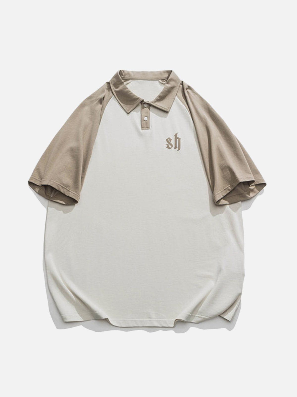 T-Shirt mit Farbblock-Print 