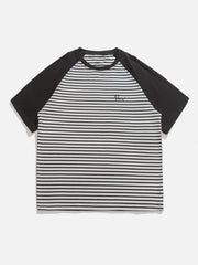 T-shirt à rayures color block