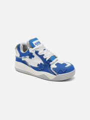 Skateschuhe mit Farbblockierung und dicker Sohle 