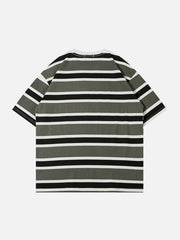 T-shirt à rayures Color Clash