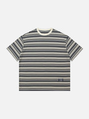Color Clash Stripes T-Shirt 