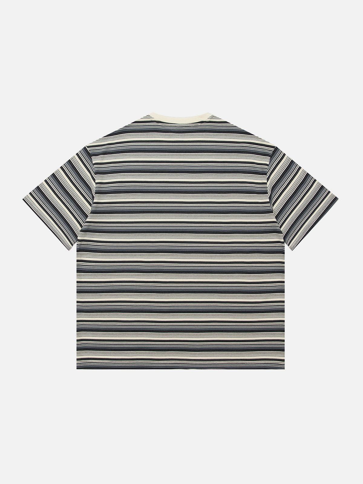 Color Clash Stripes T-Shirt 