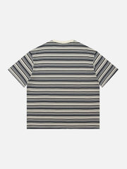 Color Clash Stripes T-Shirt 