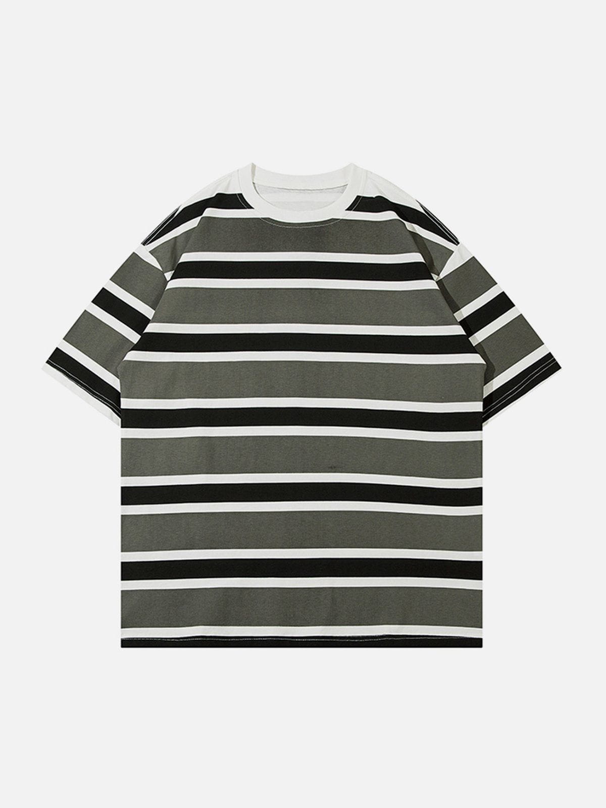 T-shirt à rayures Color Clash