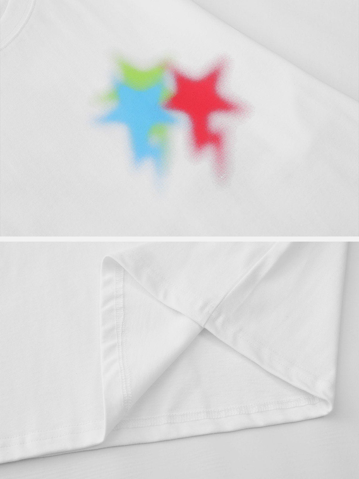 Color Stars Graffiti T-Shirt 