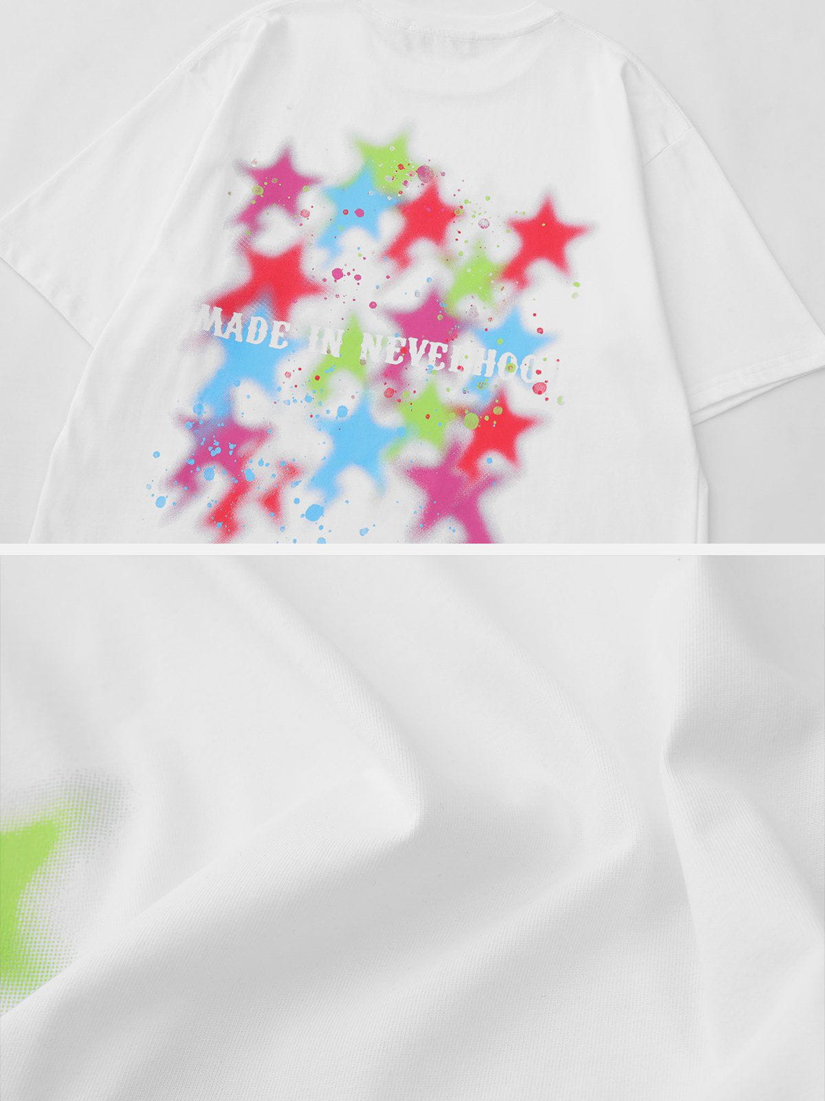 Color Stars Graffiti T-Shirt 