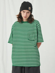 T-shirt à rayures colorblock