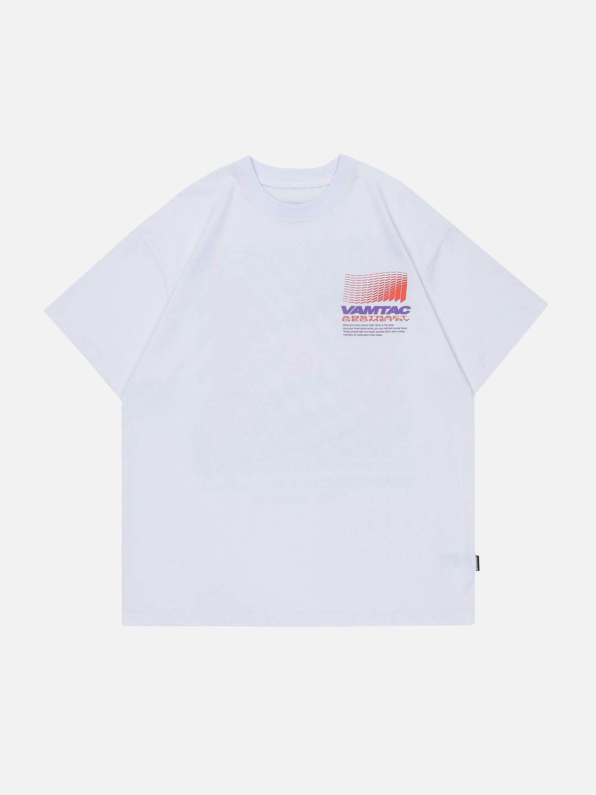 T-Shirt mit farbigem Schachbrettmuster 