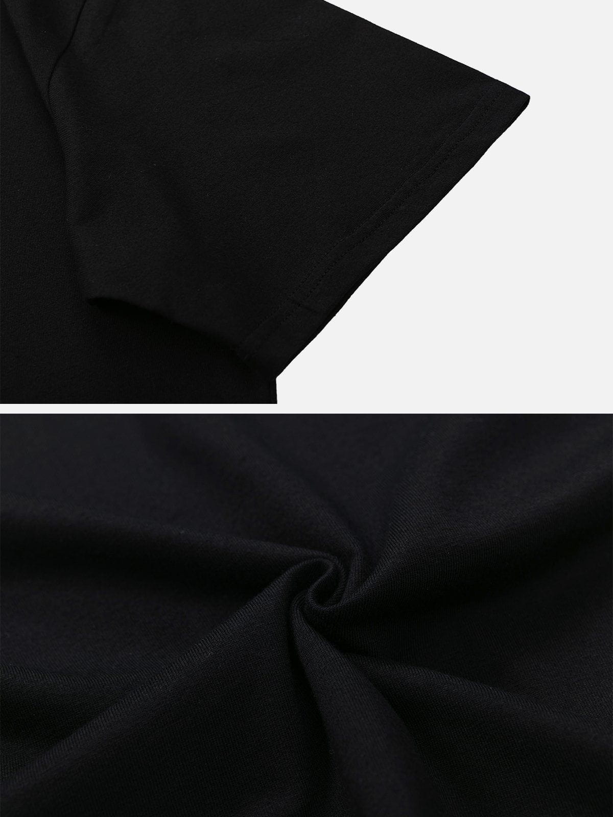 T-shirt imprimé fleurs colorées