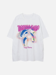Colorful Girl Graphic Tee
