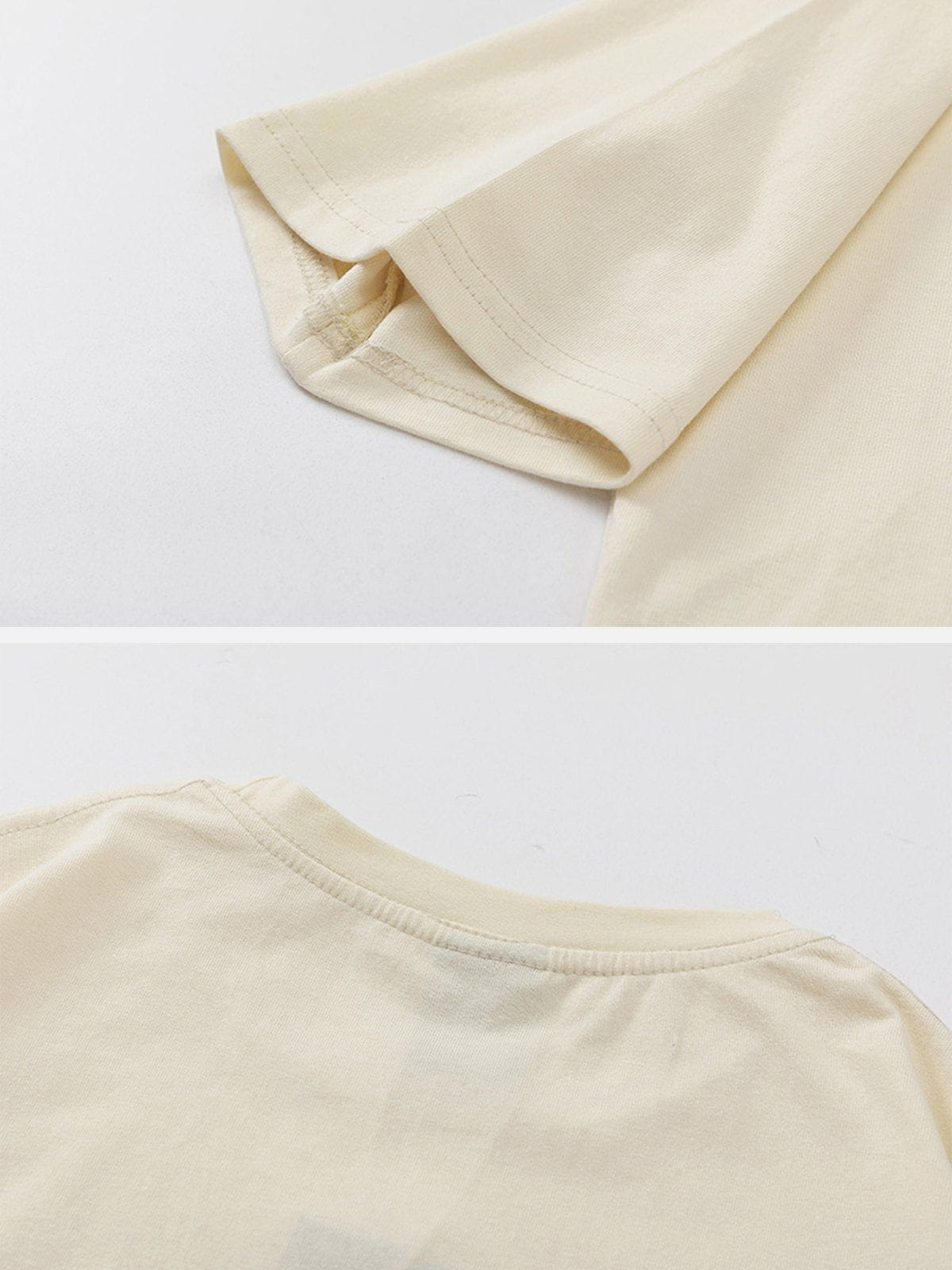 T-shirt graphique à lettres étoilées colorées