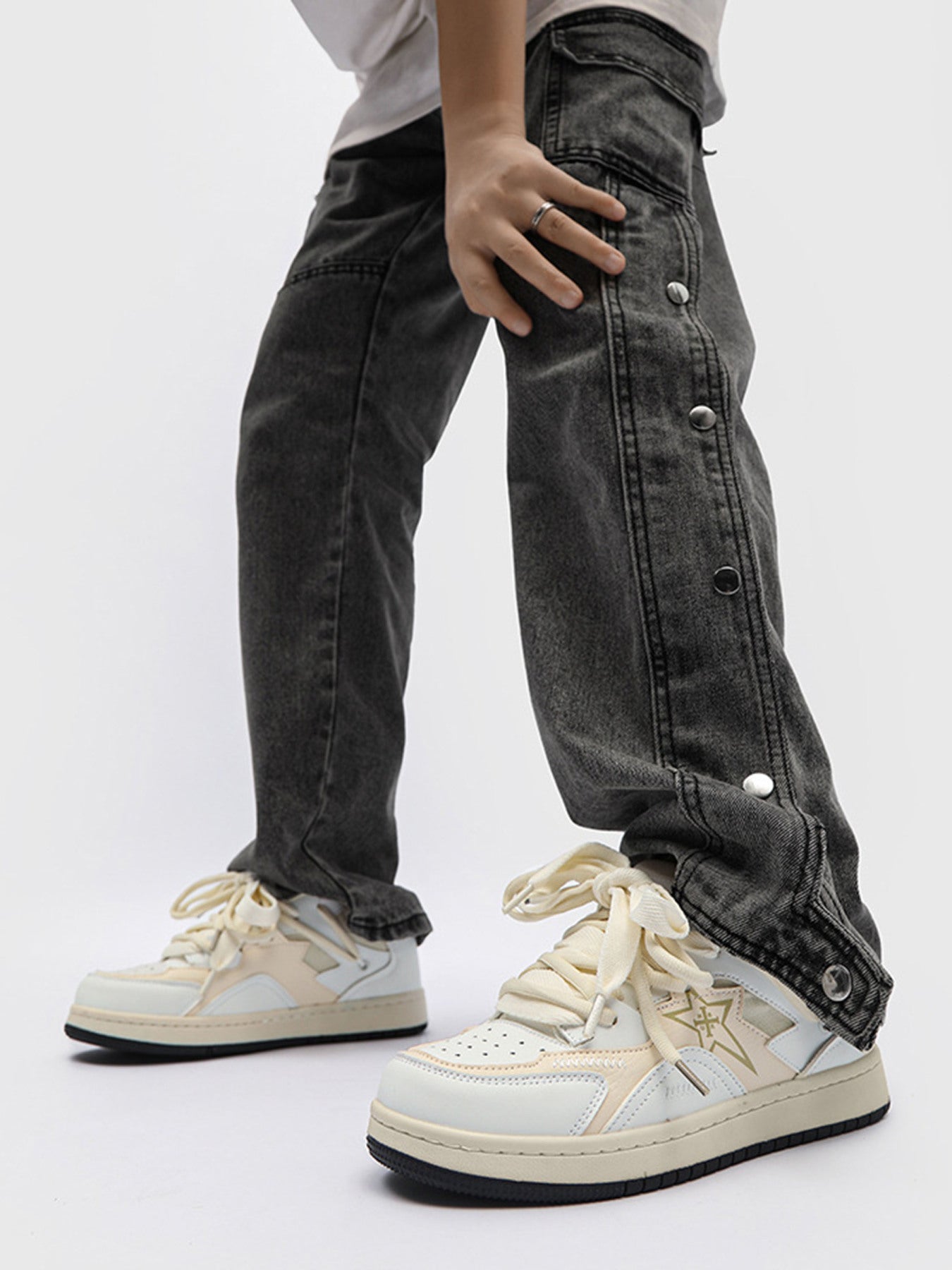 Chaussures de couple confortables et décontractées à motif pentagramme - 1708